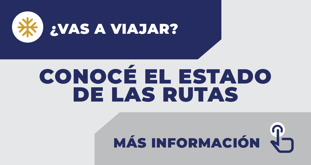 Conoce el estado de las rutas