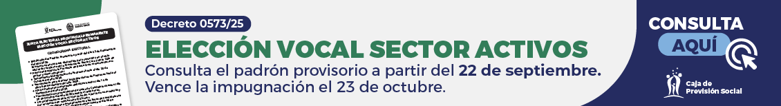 Elecciones Vocal por el Sector Activo - CPS