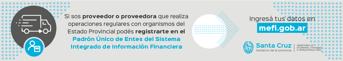 Registrate en el Padrón Único de Entes del Sistema Integrado de Información Financiera