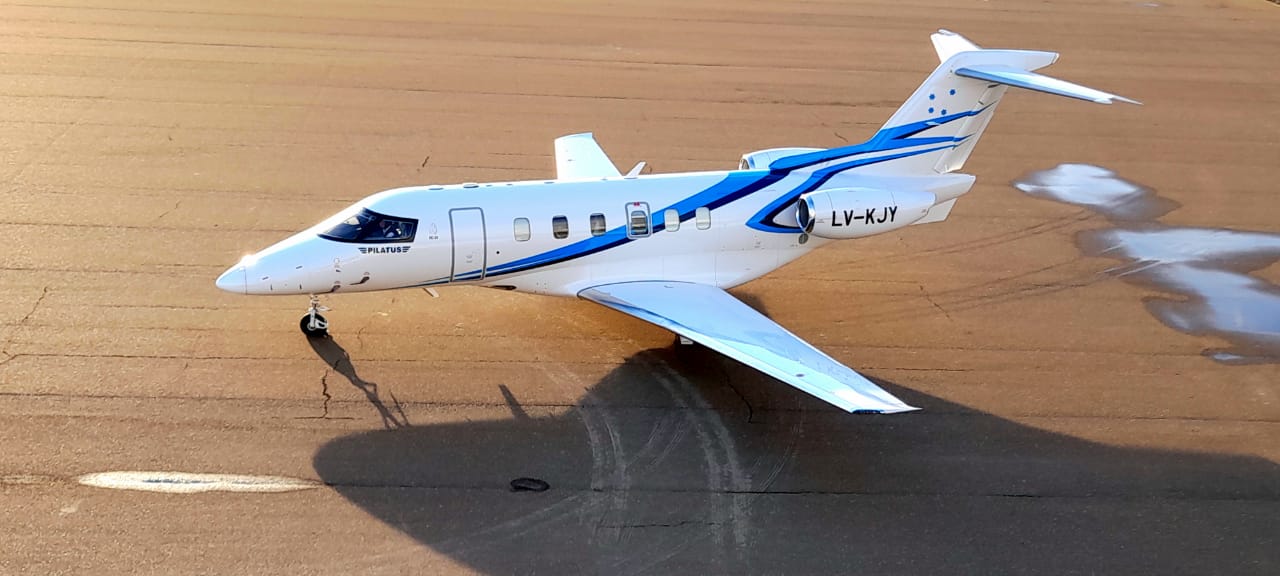 Aeronave Pilatus PC-24 de la Provincia de Santa Cruz